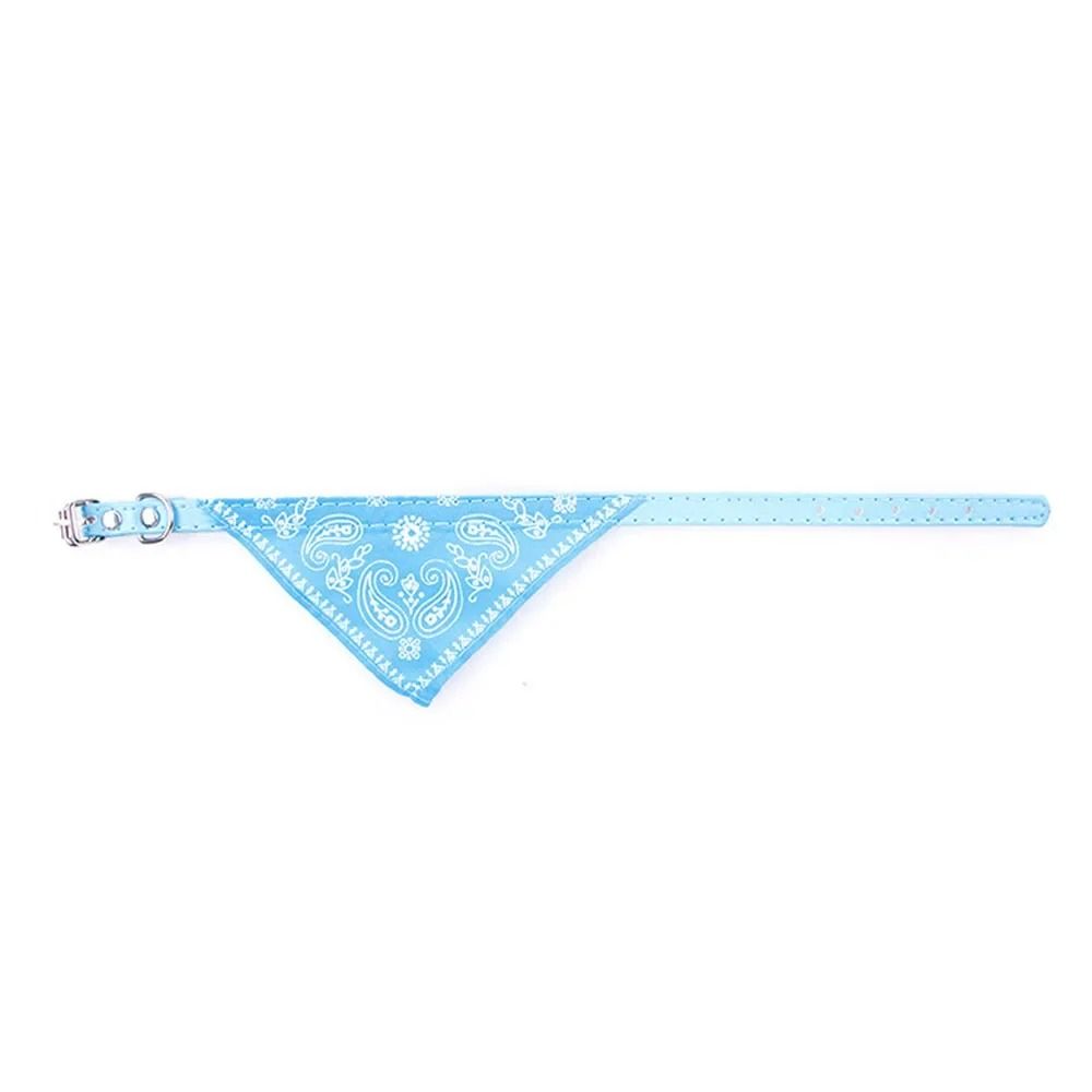 Cute Printed Bandana Cat Puppy Collar 8