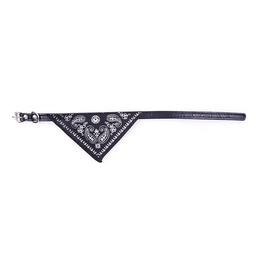 Cute Printed Bandana Cat Puppy Collar 11