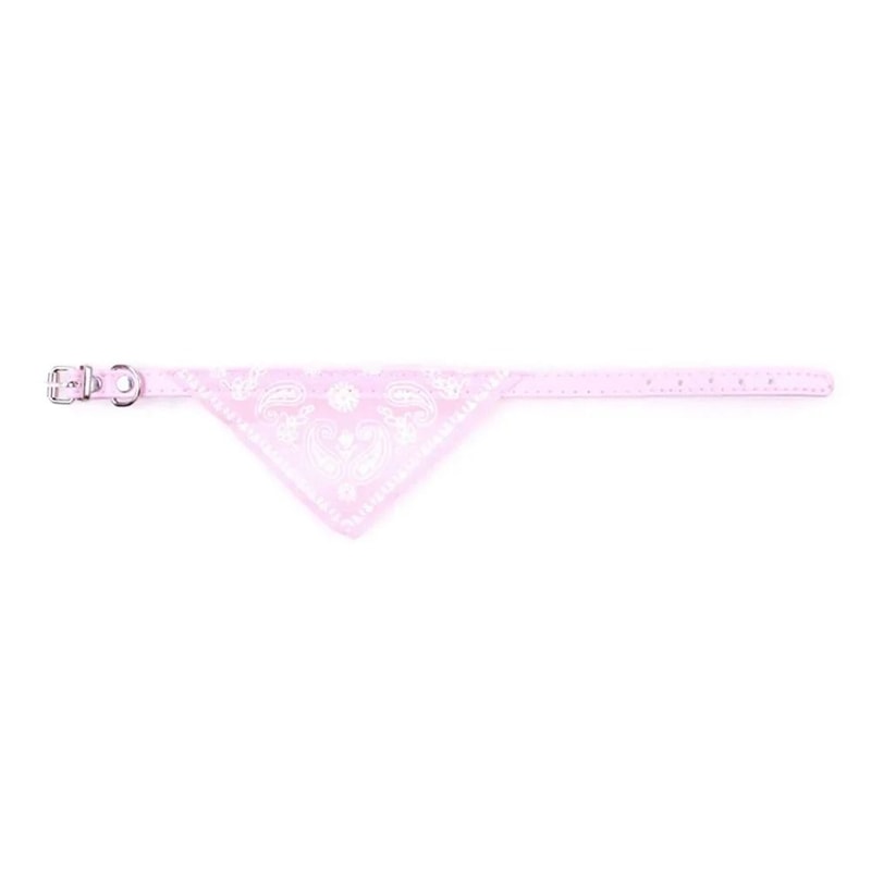 Cute Printed Bandana Cat Puppy Collar 14
