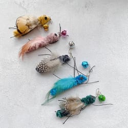 interactive plush insect replacement teasers