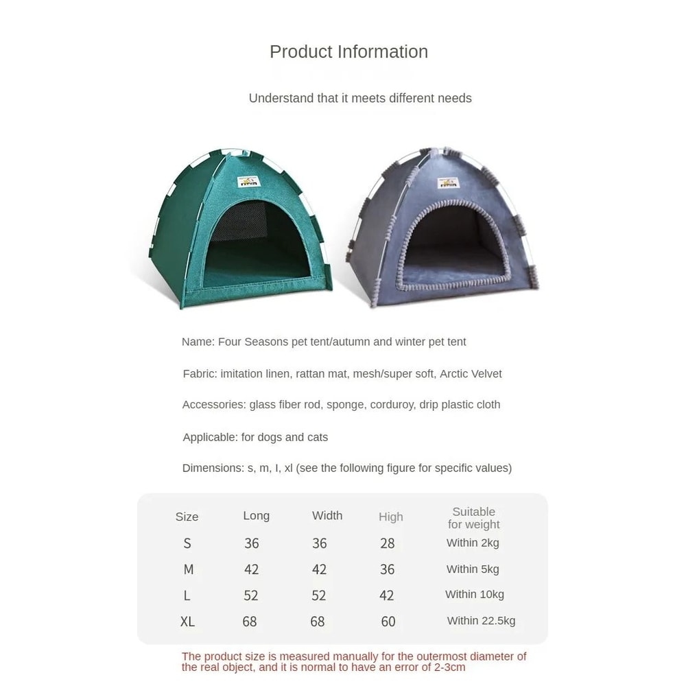 Four Seasons Universal Foldable Pet Tent 6