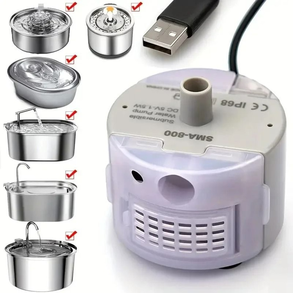 USB Replacement Water Pump With LED Indicator 6