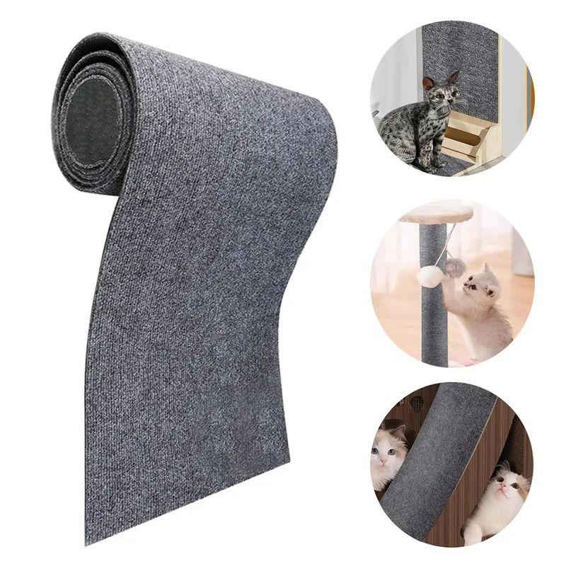 SelfAdhesive Trimmable Cat Scratching Climbing Mat 0