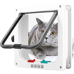 weatherproof 4-way locking pet door