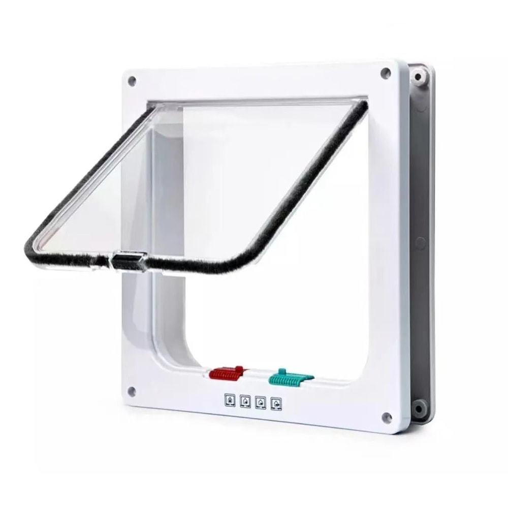 Weatherproof 4Way Locking Pet Door 6