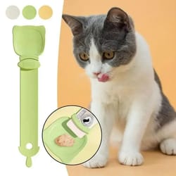 mess-free cat treat squeeze spoon