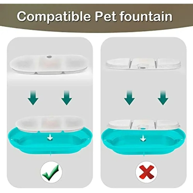 Universal TripleFiltration Cat Fountain Filters 8Piece Pack 6
