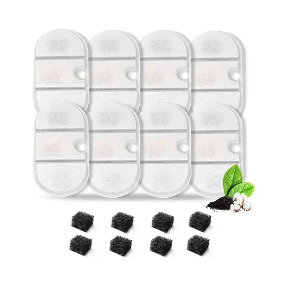 Universal TripleFiltration Cat Fountain Filters 8Piece Pack 7