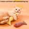 Interactive Catnip Fish Pillow Kicker 3Piece Pack 4