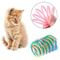 Funny HighElasticity Colorful Spring Cat Toys 4Piece Set 0