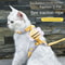 Cartoon Bee Adjustable Cat Harness Leash Set 0