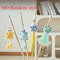 Artisanal Wooden Interactive Cat Teaser Wand 6