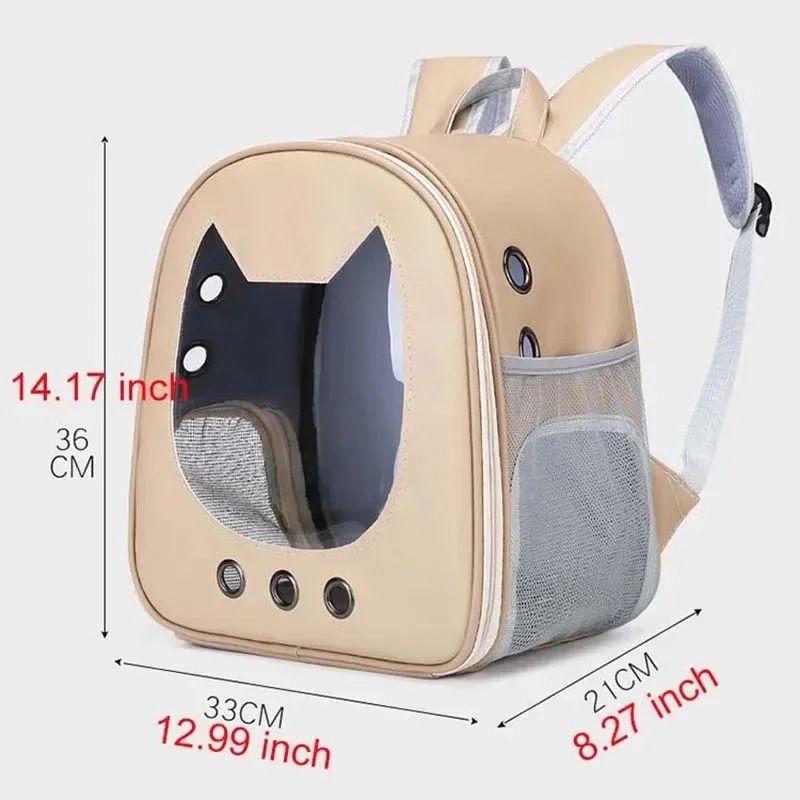 Panoramic Transparent Foldable Pet Backpack 5