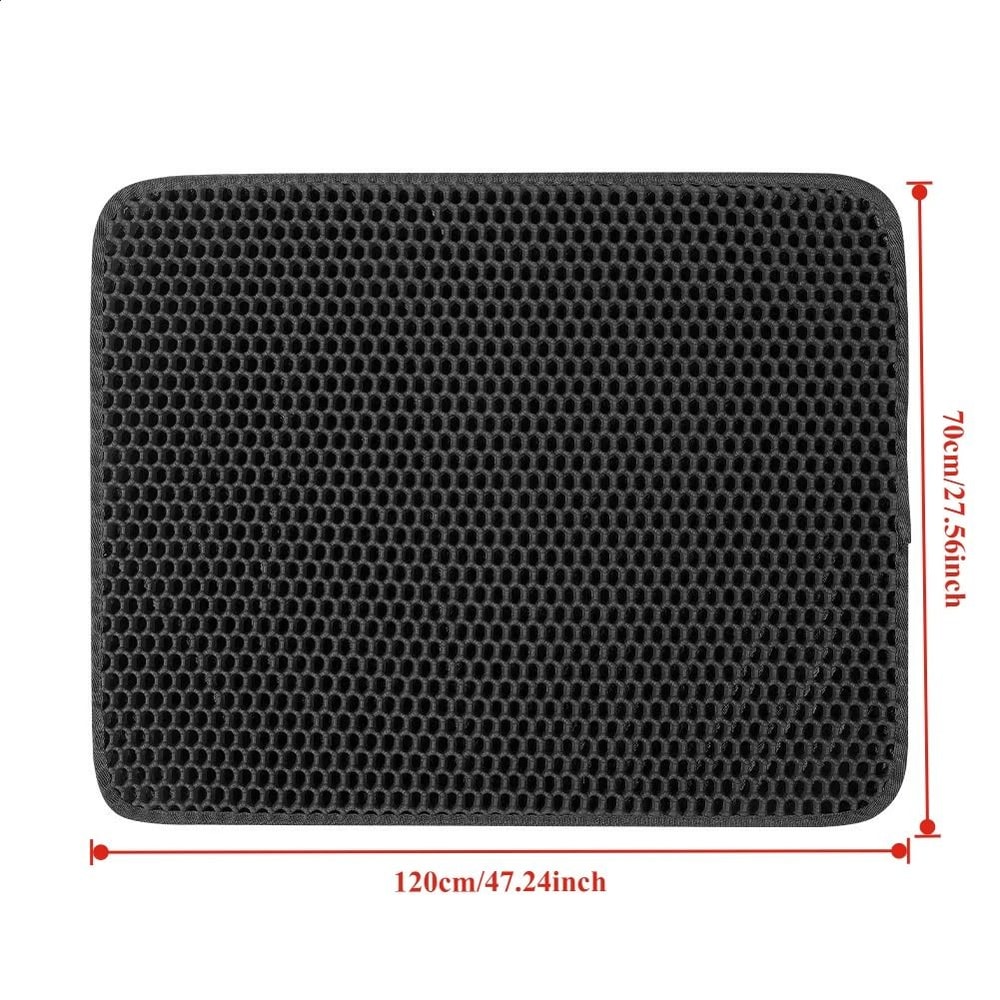 Large DoubleLayer Waterproof Cat Litter Trapping Mat 7