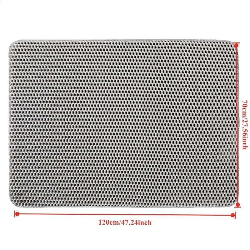 Large DoubleLayer Waterproof Cat Litter Trapping Mat 8