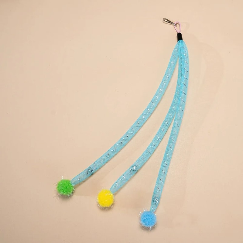 Interactive Wool Ball Elastic Net Teaser Replacements 5