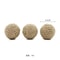 EcoFriendly Natural Sisal Ball With Interior Sand 3Piece Set 3