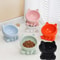 Ergonomic Elevated Ceramic Pet Bowl 1