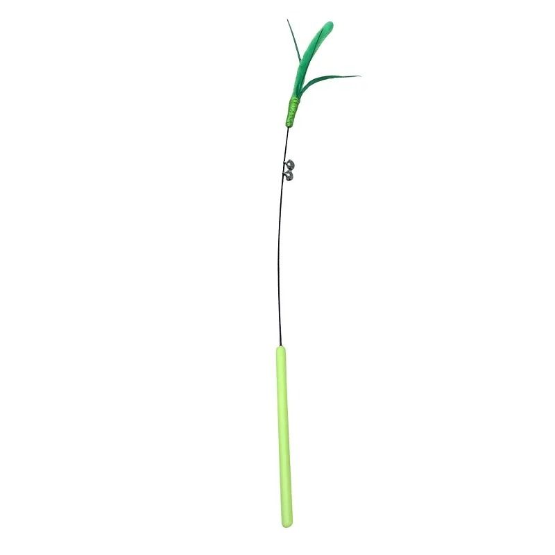 WildTail Long Pole Feather Teaser Wand 7