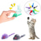 Squeaky CatnipInfused Faux Fur Mice 10Piece Set 0
