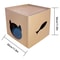 2in1 Folding Pet Hideout Scratching House 5