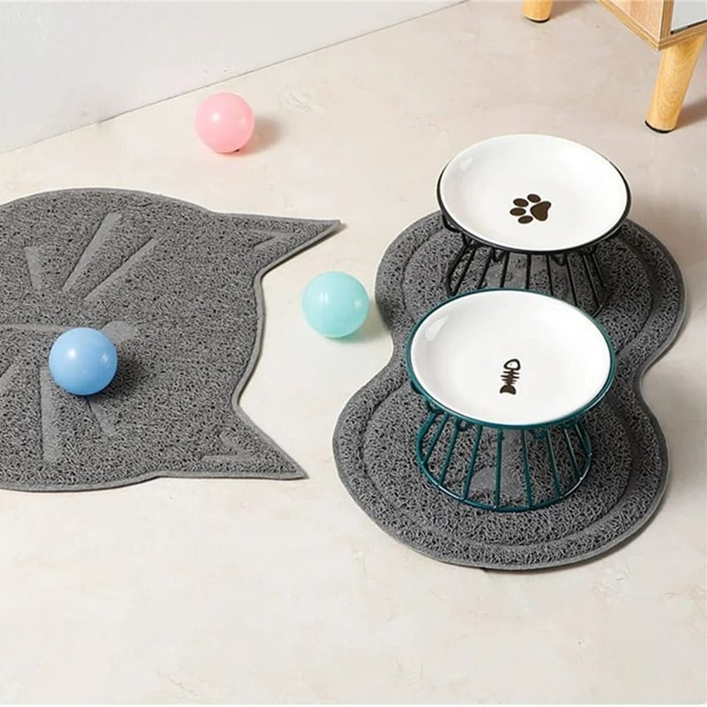 Orthopedic Elevated Ceramic Pet Dining Set 1