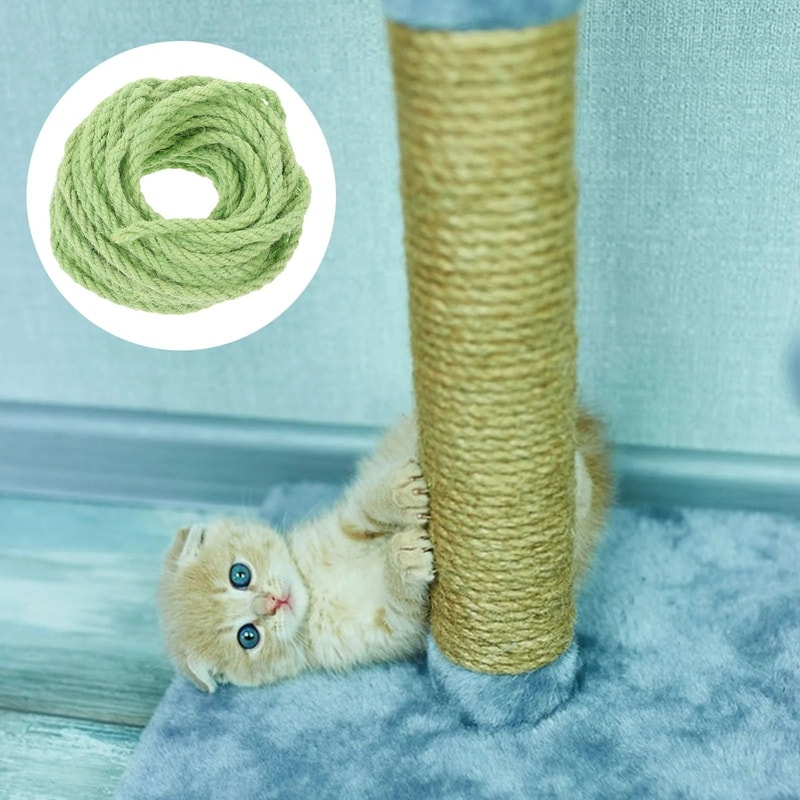 HeavyDuty Natural Sisal Rope For DIY Cat Scratchers 33 Ft 3