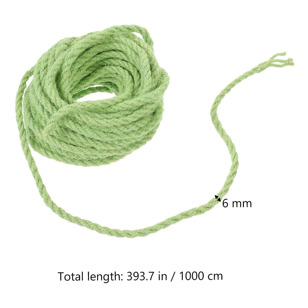 HeavyDuty Natural Sisal Rope For DIY Cat Scratchers 33 Ft 4