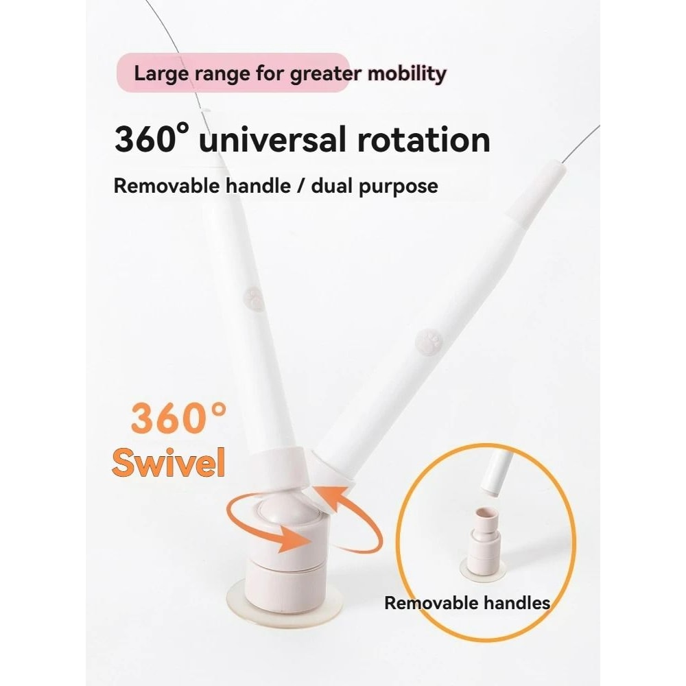 Automatic MotionSensing Suction Cup Teaser Wand 4