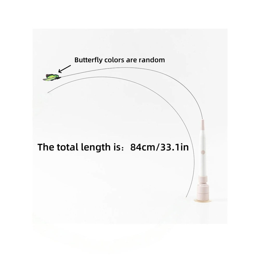 Automatic MotionSensing Suction Cup Teaser Wand 5