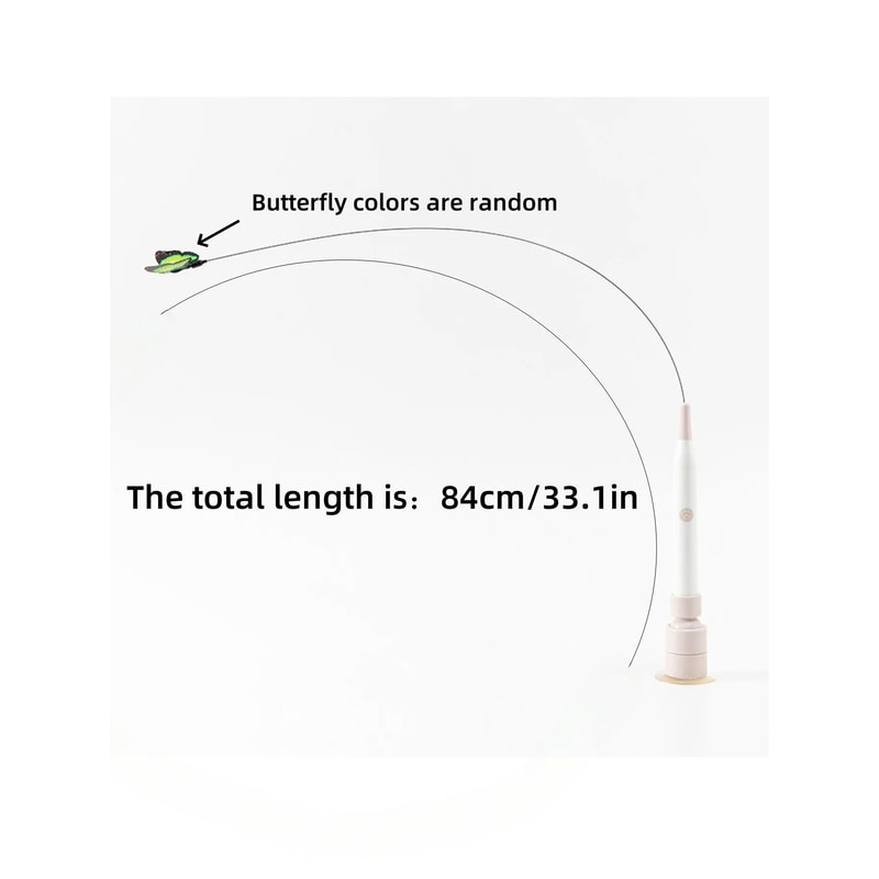 Automatic MotionSensing Suction Cup Teaser Wand 5