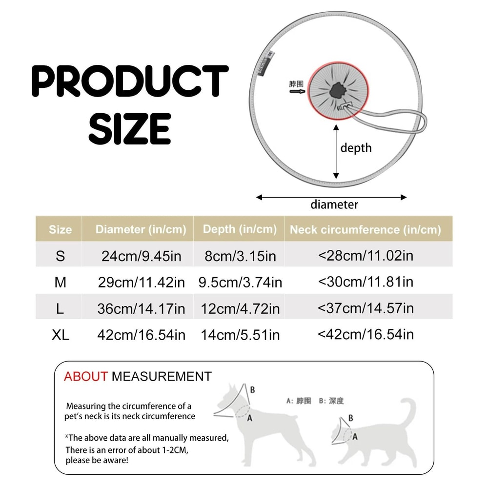 UltraLightweight Comfort Recovery Cone Collar 5