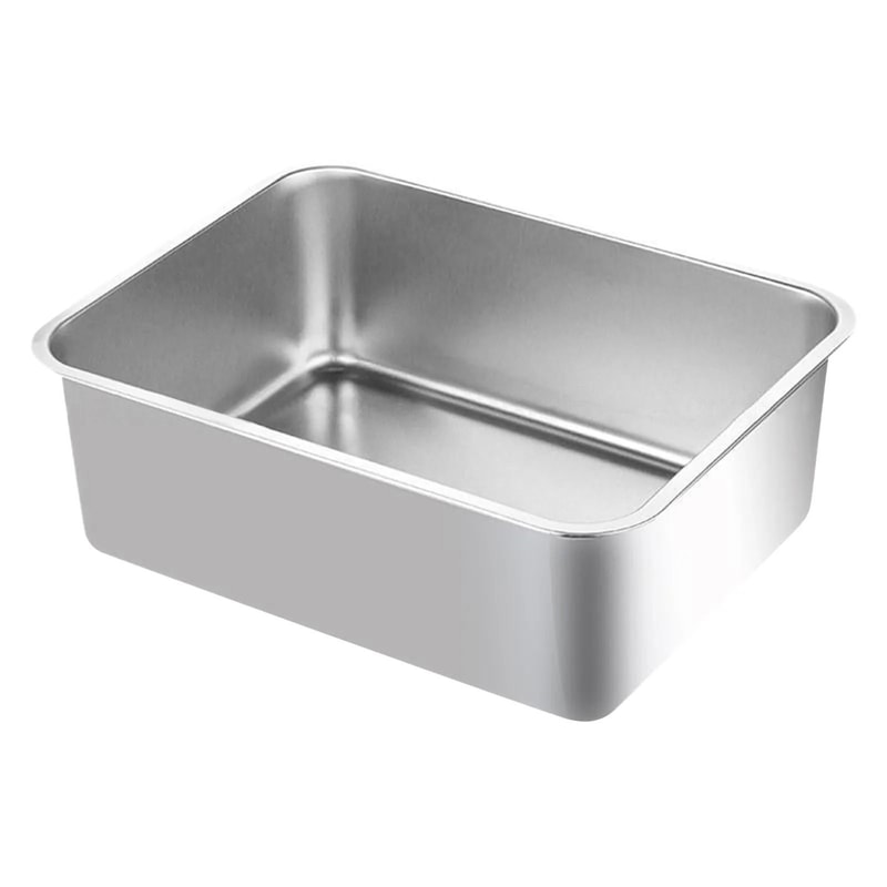 HighSided 304 Stainless Steel Hygiene Litter Tray 4