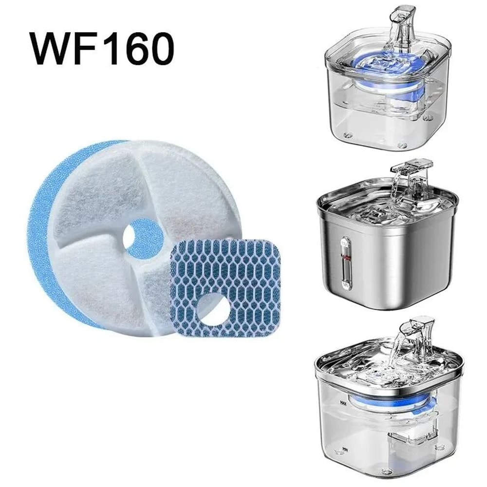TripleAction Replacement Water Fountain Filters 12Piece Value Pack 1