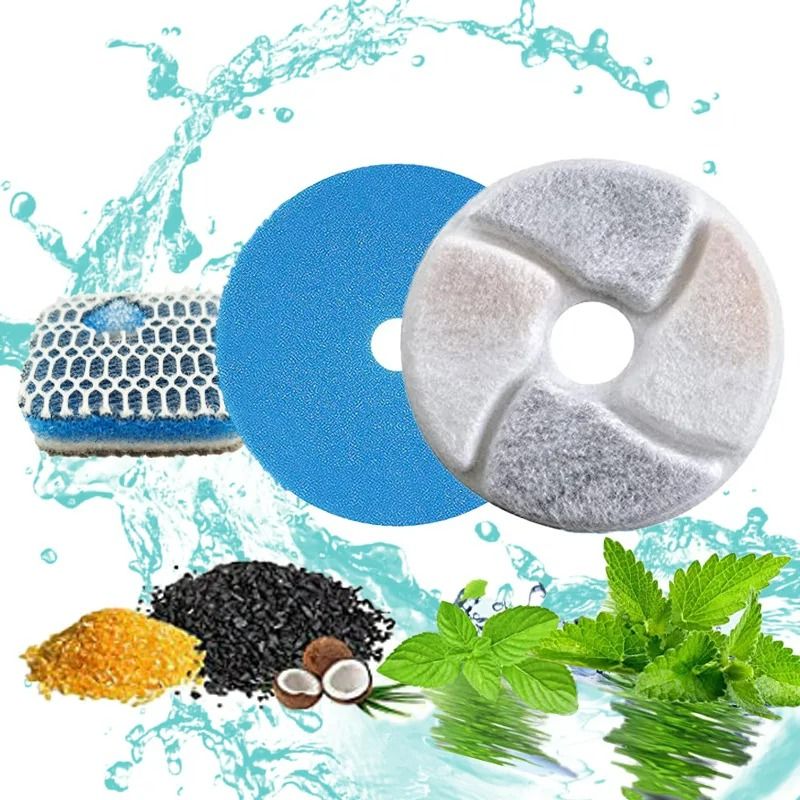 TripleAction Replacement Water Fountain Filters 12Piece Value Pack 2