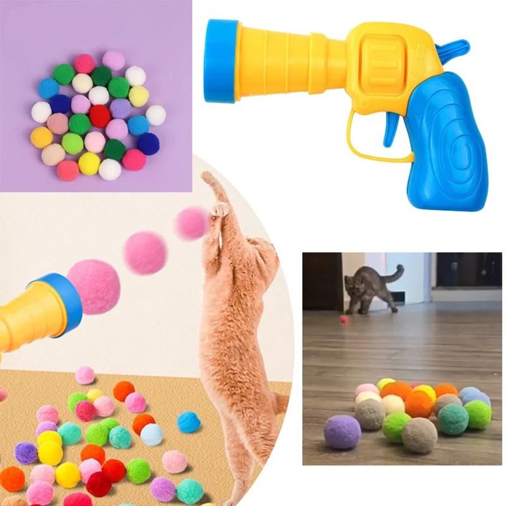 AeroPounce Silent PomPom Launcher Set 0