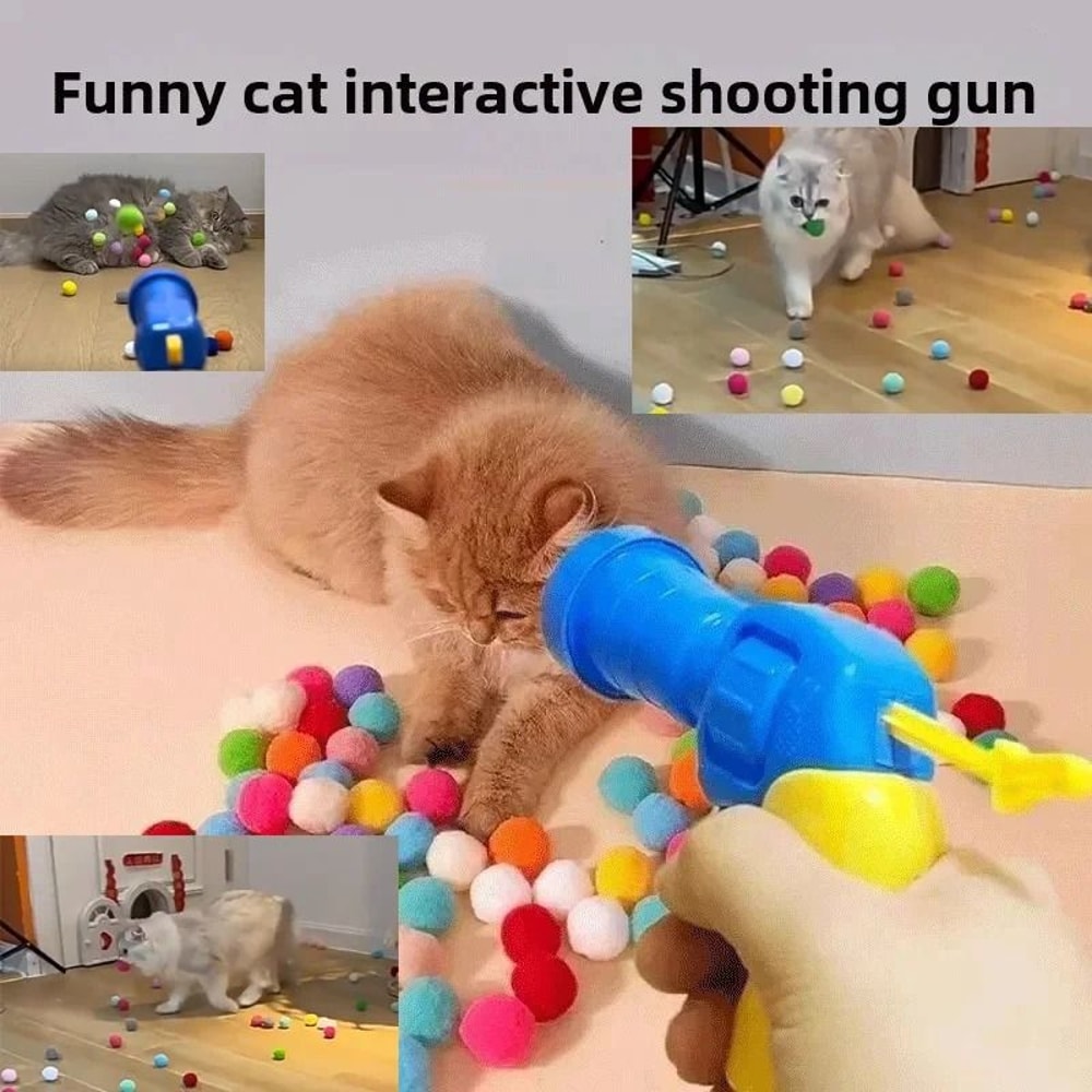 AeroPounce Silent PomPom Launcher Set 3