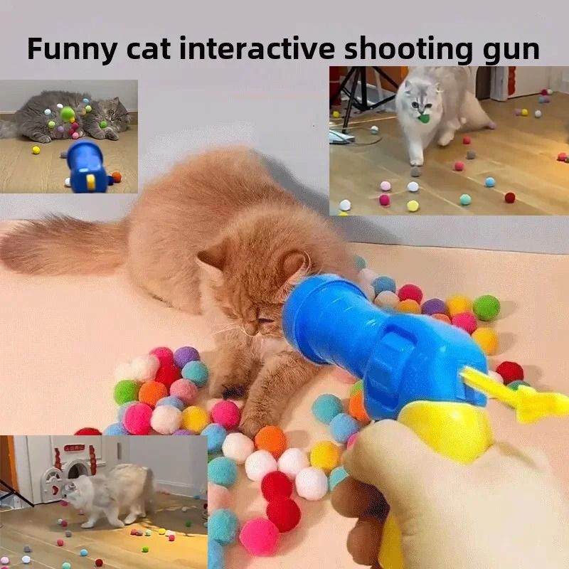 AeroPounce Silent PomPom Launcher Set 3