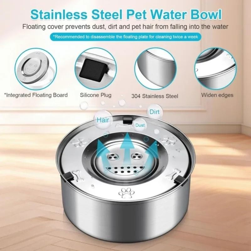 MessFree Stainless Steel Floating Water Station 4