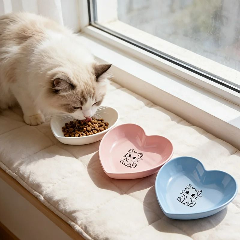 Shallow Ergonomic Pet Feeding Set 3Piece Variety Pack 4