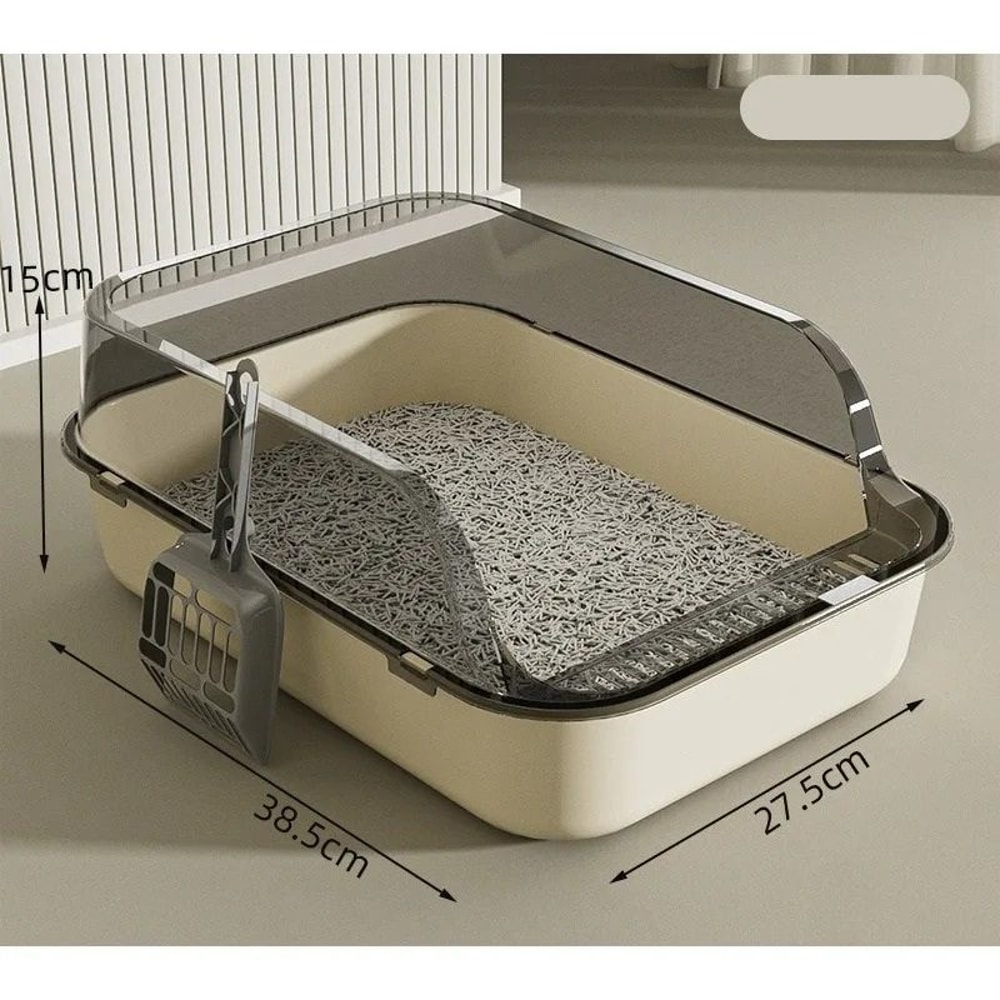 SemiEnclosed AntiTracking Privacy Litter Box 1