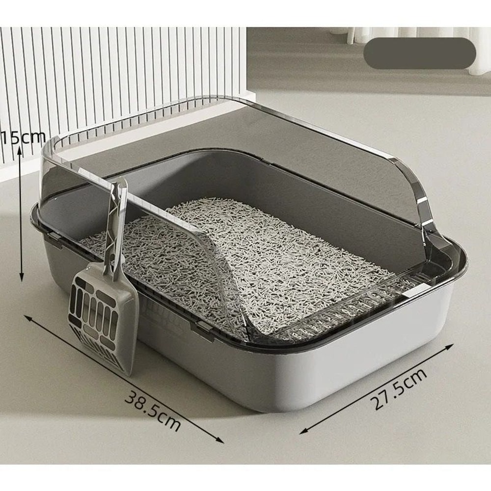 SemiEnclosed AntiTracking Privacy Litter Box 2