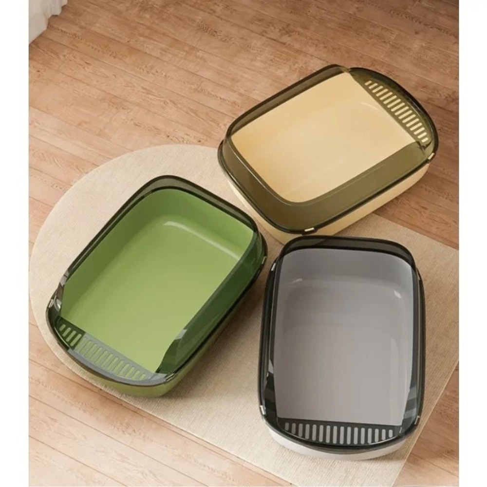 SemiEnclosed AntiTracking Privacy Litter Box 4
