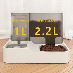 2-in-1 smart gravity feeding & hydration station