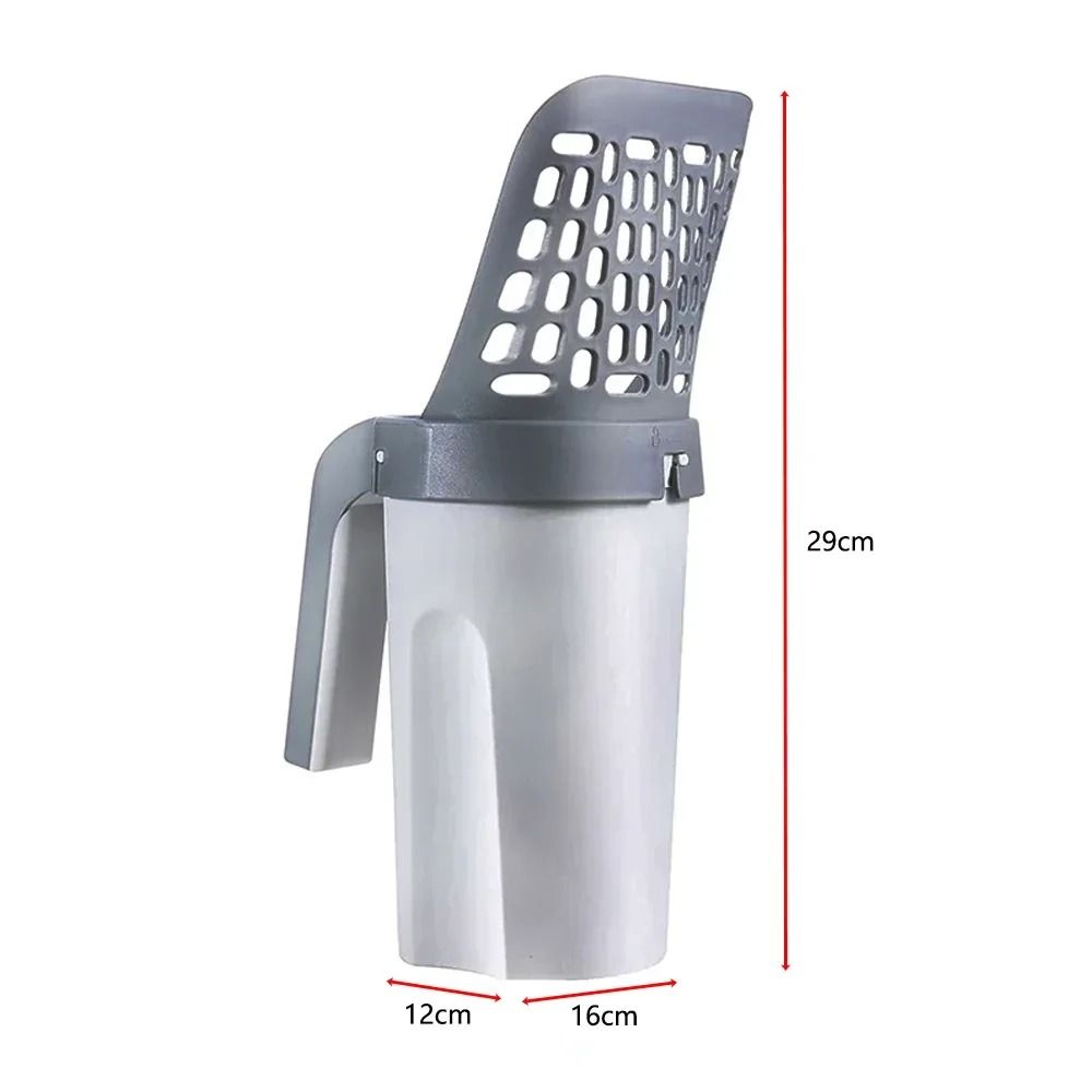 2in1 Integrated Litter Scoop Waste Bag Station 6