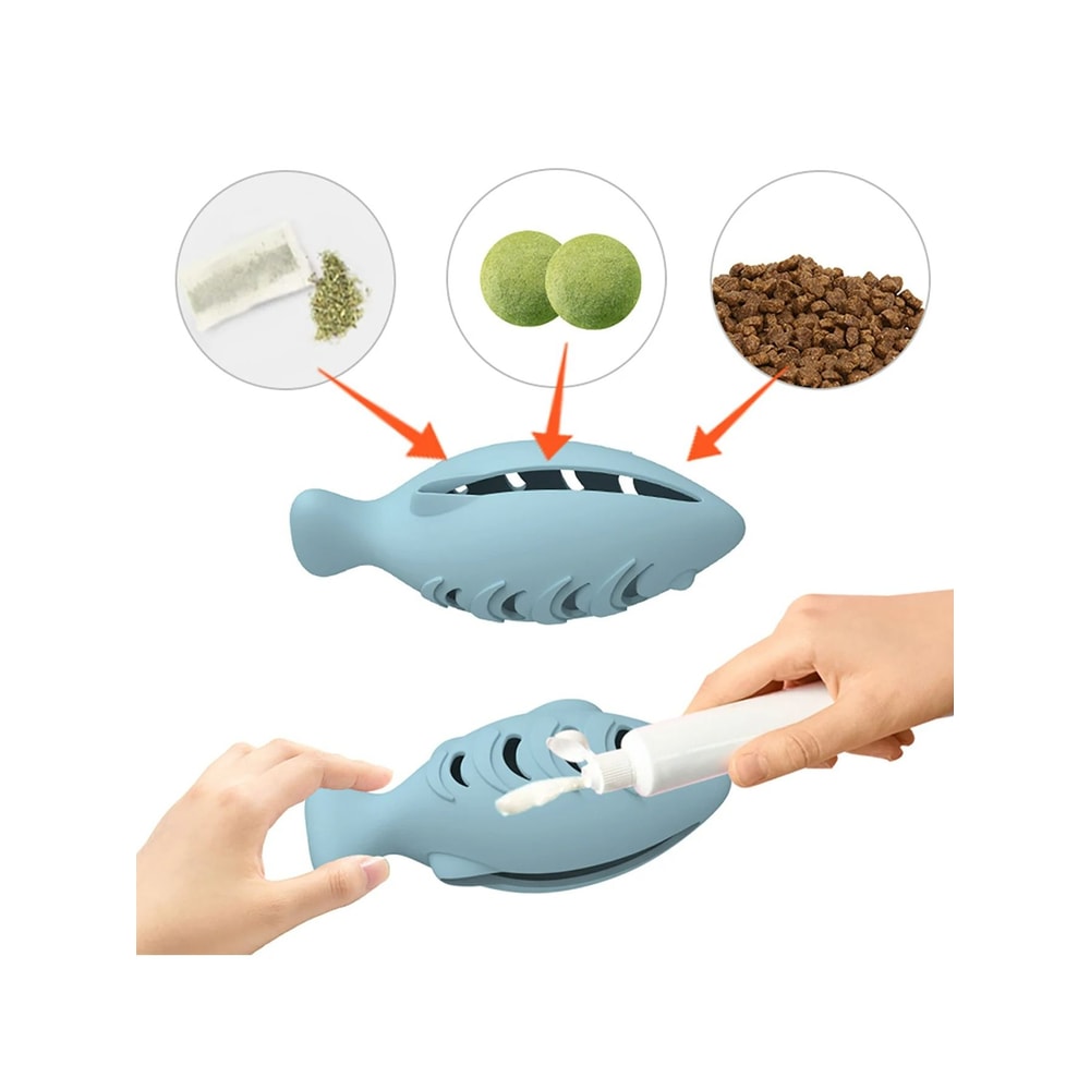 FishShaped Dental Puzzle Snack Dispenser 3