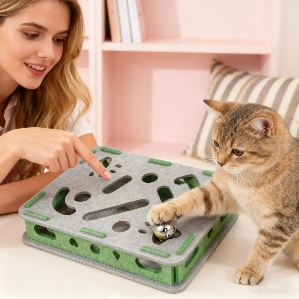 2in1 Interactive Scratch Box Puzzle Station 2