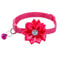 Floral Blossom Bowknot Pet Collar With Safety Bell 12