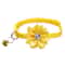 Floral Blossom Bowknot Pet Collar With Safety Bell 2