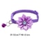Floral Blossom Bowknot Pet Collar With Safety Bell 4